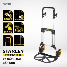 XE ĐẨY HÀNG 2 BÁNH STANLEY FATMAX – USA FXWT-707 – TẢI TRỌNG 200KG.